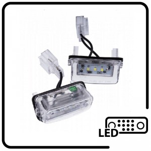 Lampki podświetlenia tablicy rejestracyjnej LED