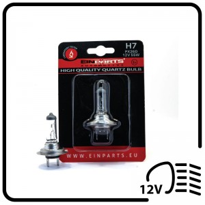 Halogen bulbs in blisters 12V